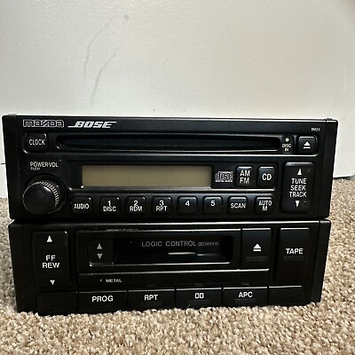 #ad 99 05 Mazda Miata MX5 NB OEM Bose Radio Stereo Head Unit CD And Cassette Player $109.99