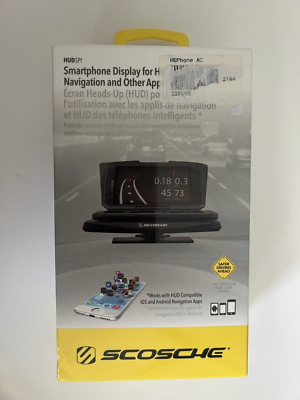 #ad #ad Scosche Car Smartphone Heads Up Display HUDSPI Navigation amp; Other Apps BRAND NEW $9.99