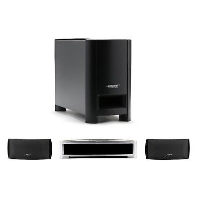 #ad BOSE 321 AV3 2 1 II Home Theater Media Center w Subwoofer Speakers Remote Cables $249.99