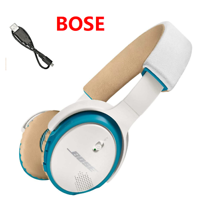 #ad Bose SoundLink On Ear Bluetooth Wireless Headphones Teal White EARPADS $111.50