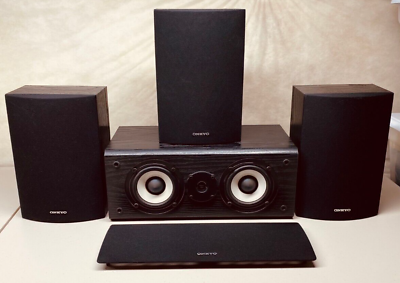 #ad ONKYO SPEAKER SYSTEM SET of 4 Speakers SKC 520C SKM 520S Left amp; Right SKB 520 $54.97