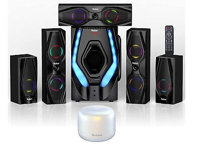 #ad Surround Sound System Speakers for TV 10quot; Sub Home Mini White Bluetooth Speaker $109.99