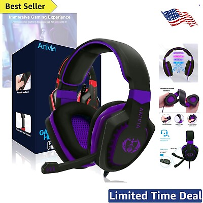 #ad Stereo Gaming Headset with Mic Noise Isolating Bass Surround Volume Control $41.99