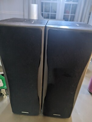 #ad Onkyo Speakers Model SKF 550F Left and Right $55.00