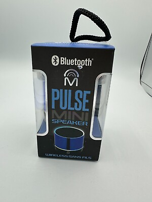#ad Mental Beats Pulse Bluetooth Mini Speaker With LED Lights BLUE brand new $15.00