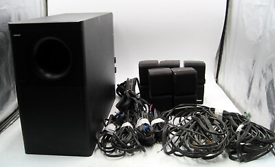 #ad Bose Acoustimass 25 Series II Powered Subwoofer W 5 Double Redline Speakers $299.95