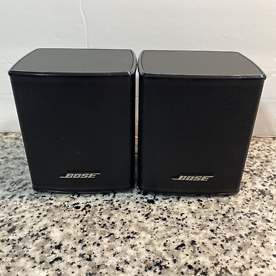 #ad Bose Virtually Invisible 300 Wireless Surround Speaker Pair NO WIRE NO AC POWER $114.88