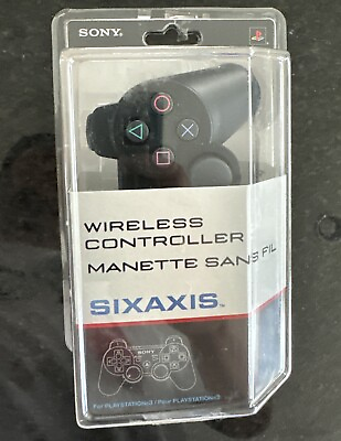 #ad Sony Wireless PS3 Controller SIXAXIS Bluetooth 2 895 015 01 New Factory Sealed $95.00