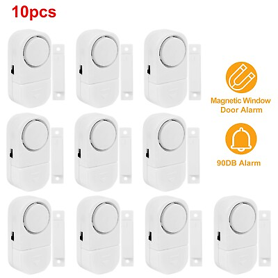 #ad Wireless Home Window Door Burglar Security Alarm System Magnetic Sensor Safety $8.30