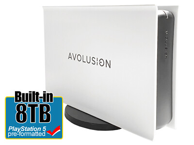 #ad Avolusion PRO 5X 8TB USB 3.0 External Gaming Hard Drive for PS5 Game Console $99.99