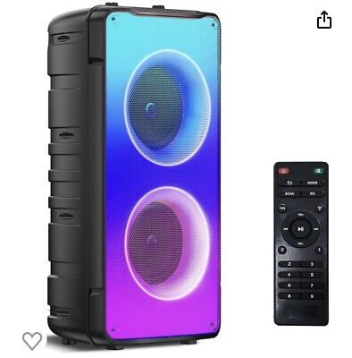 #ad Bluetooth Speakers 60W 80W Peak PortableWireless Stereo Speaker Rich Bass $54.99