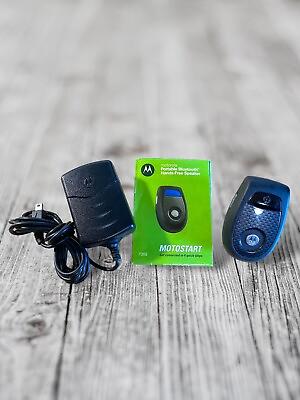 #ad Car Phone Motorola Portable Bluetooth Hands Free Car Speaker T305 Tested $14.99