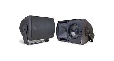 #ad NEW Klipsch AW650 B 2 Way High Performance Indoor Outdoor Speakers BLACK 1 PAIR $299.90