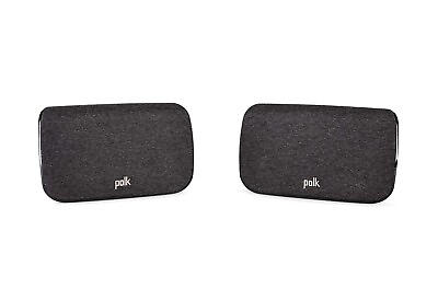 #ad Polk Audio SR2 Wireless Surround Sound Speakers Black Free Shipping. $93.99