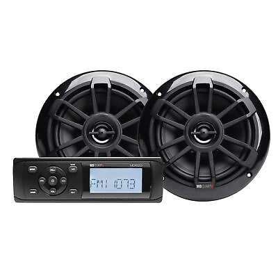#ad MB Quart Coaxial Speakers with Bluetooth Source Unit Black – 6.5 Inch $149.99
