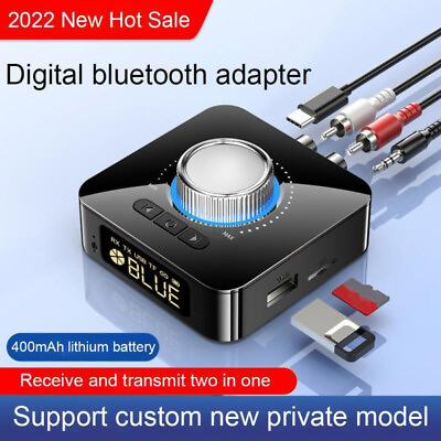 #ad Bluetooth 5.0 Transmitter amp; Receiver Wireless AVRCP Home TV Stereo Audio Adapter $18.86