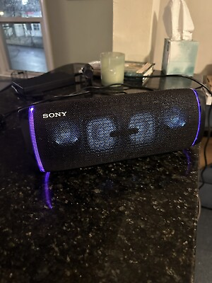 #ad Sony SRS XB43 Extra BASS Waterproof Portable Bluetooth Speaker Black Works Great $220.00