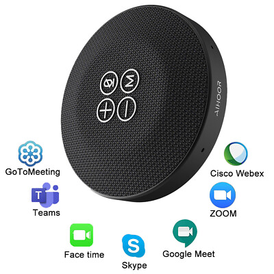#ad Wireless Video Conference Speakerphone Voice Pickup Bluetooth Speaker for Home $15.99