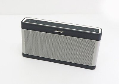 #ad Bose SoundLink III Silver Bluetooth Portable Speaker Used Tested Japan $168.00