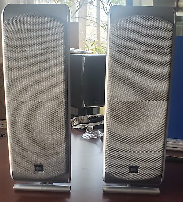 #ad JBL SCS300SAT speakers pair with stand 100 watts Excellent $35.00