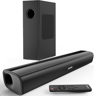 #ad TV with Subwoofer2.1Ch Soundbar for TvPcGaming Surround Sound System $92.99