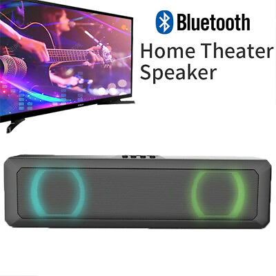 #ad Wireless Surround Sound Bar Speaker System BT Subwoofer for Laptop PC TV Theater $20.90
