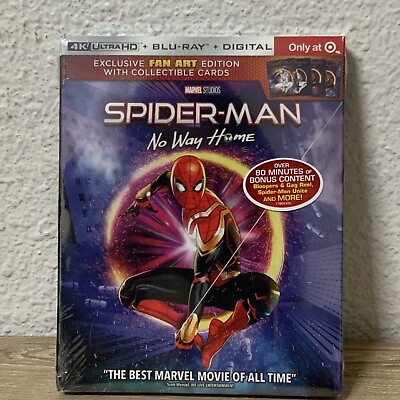 #ad 🕷️ Spider Man No Way Home 4K ULTRA HD BLU RAY 🆕SEALED $32.99
