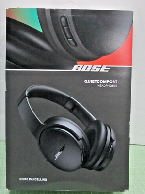#ad NEW NOB Bose QuietComfort Wireless Over Ear Headphones Black 884367 0100 $198.99