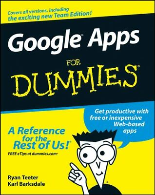 #ad Google Apps for Dummies by Teeter Ryan; Barksdale Karl $5.88