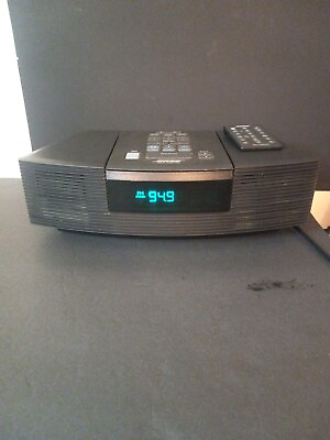 #ad BOSE Wave Radio CD Player Model AWRC 1G BLACK W Remote TESTED Works $255.00