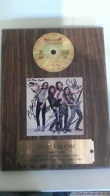 #ad Commemorative Plaque for DJ Max Volume for promoting to gold record from TRIXTER $500.00