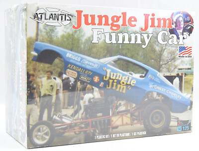 #ad Atlantis Jungle Jim Chevy Camaro Funny Car Dragster 1:25 Model Car Kit H1440 $22.99