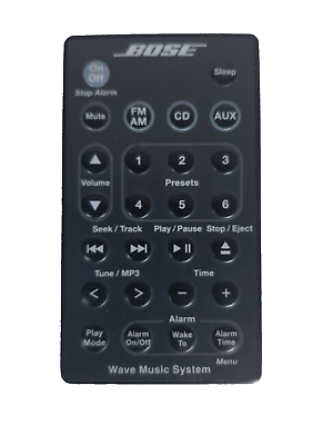 #ad Bose Wave Music System Remote Control Black Replacement Controller AWRCC1 AWRCC2 $14.99