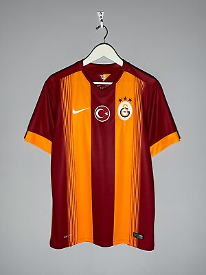 #ad Galatasaray Home 2014 15 Nike Y2k Blokecore Football Shirt Soccer Jersey $49.99