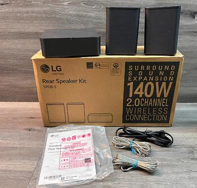 #ad LG 2.0 Channel Sound Bar Wireless Rear Speaker Kit Model SPQ8 S $189.99