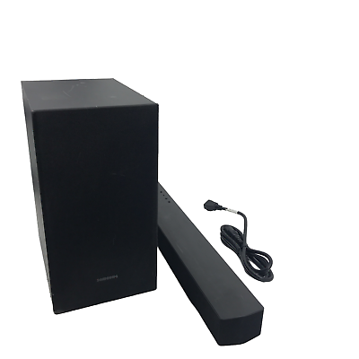 #ad Samsung Soundbar HW B450 with Subwoofer PS WT45T Black #U6789 $79.98