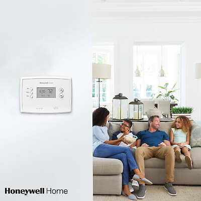 #ad Home 1 Week Programmable Thermostat for Heat and Cool White $28.50