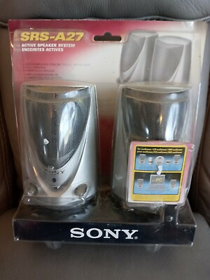 #ad Sony SRS A27 2001 Computer Speakers $44.00