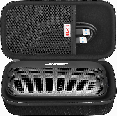 #ad Black Hard Travel Speaker Case for Bose Soundlink Flex Bluetooth Portable $24.13