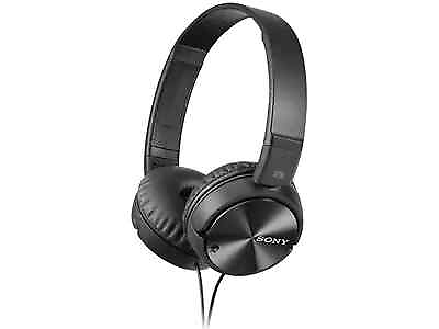#ad Sony Black MDR XZX110NC Noise Cancelling Headphones On Ear Open Box C $29.99