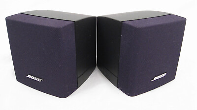 #ad 2x Bose Acoustimass Single Cube Speakers Black $48.19
