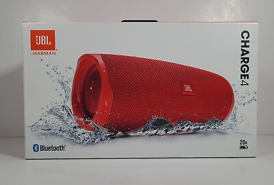 #ad JBL Charge 4 Bluetooth Speaker Waterproof Rechargeable Portable Wireless Red $89.40