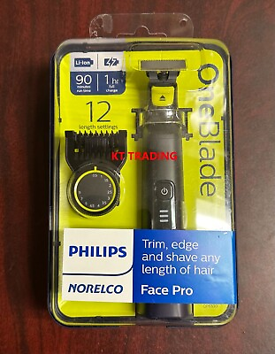 #ad PHILIPS NORELCO QP6530 Face Pro ONE BLADE LITHIUM BATTERY Wet Dry Trimmer $63.95