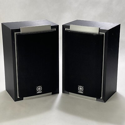 #ad Pair Of Yamaha NS AP5700 BLS Bookshelf Surround Speakers Set $37.72