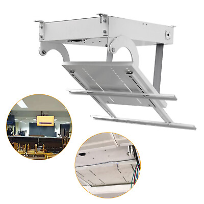 #ad 90° Rotation Electric TV Ceiling Rack Hanger Lift Turner Stander 32quot; 70quot; Remote $232.60