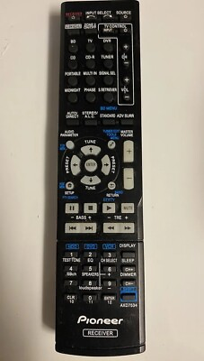 #ad Pioneer Hand Remote Home Stereo Audio Theatre Receiver Radio Console Control $9.99