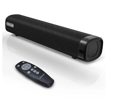 #ad Enhanced TV Sound: 3D Surround Subwoofer Bluetooth 5.0 $70.00