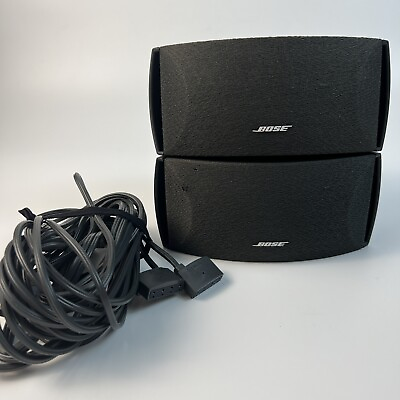 #ad Bose AV3 2 1 GS Series II Media Center Replacement Speakers w Cable Left Right $44.95