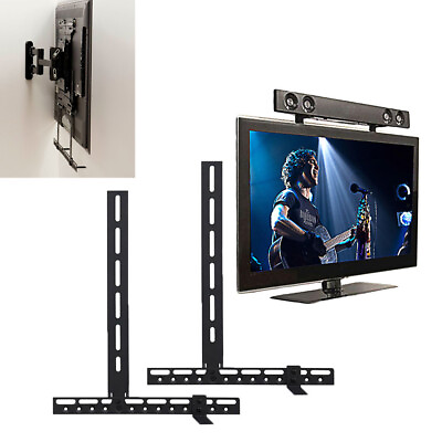 #ad Heavy Duty Universal Soundbar Bracket Adjustable Arms Soundbar TV Mount f Vizio $25.93