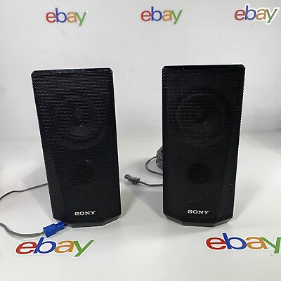 #ad Sony SS TSB122 Home Theater Surround System Speakers Left amp; Right Wires TESTED $29.77